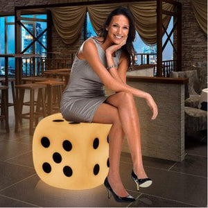 Changing Color Cube Party Stool - Adler's Store