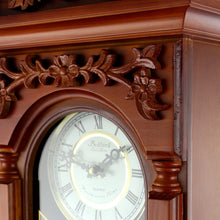 Load image into Gallery viewer, Classic Antique Style Chiming Padauk Oak finish Wall Clock - Adler's Store