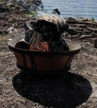 Load image into Gallery viewer, Copper 34 Inch Cauldron Style Cast Iron Fire Pit - Adler's Store