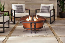 Load image into Gallery viewer, Copper 34 Inch Cauldron Style Cast Iron Fire Pit - Adler's Store