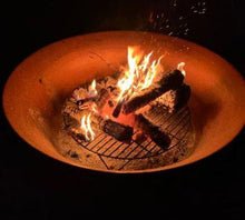 Load image into Gallery viewer, Copper 34 Inch Cauldron Style Cast Iron Fire Pit - Adler's Store