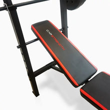 Load image into Gallery viewer, Weight Bench Combo Home Gym with 90lb Vinyl Weight Set and Leg Developer