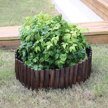 Load image into Gallery viewer, Decorative Wooden Garden Spikes Flexible Short Edging Fence - Adler's Store