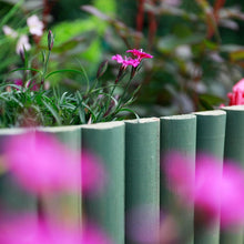 Load image into Gallery viewer, Decorative Wooden Garden Spikes Flexible Short Edging Fence - Adler's Store
