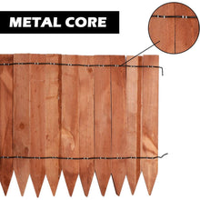 Load image into Gallery viewer, Decorative Wooden Garden Spikes Flexible Short Edging Fence - Adler's Store