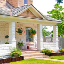 Load image into Gallery viewer, Decorative Wooden Garden Spikes Flexible Short Edging Fence - Adler's Store