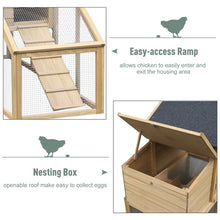 Load image into Gallery viewer, Deluxe 69 Inch Chicken Coop and Run - Adler's Store