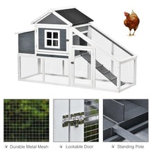 Load image into Gallery viewer, Deluxe 69 Inch Chicken Coop and Run - Adler's Store