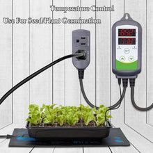 Load image into Gallery viewer, Digital 2-Stage Outlet Greenhouse Thermostat Temperature Controller - Adler's Store