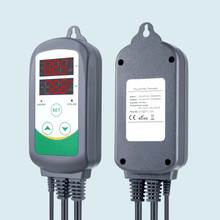 Load image into Gallery viewer, Digital 2-Stage Outlet Greenhouse Thermostat Temperature Controller - Adler's Store