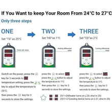Load image into Gallery viewer, Digital 2-Stage Outlet Greenhouse Thermostat Temperature Controller - Adler's Store