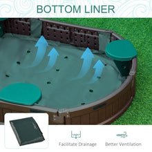 Load image into Gallery viewer, Easy Assembly Sandbox with Covering Liner - Adler's Store