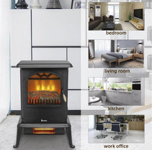 Load image into Gallery viewer, Electric Infrared Fireplace Stove - Adler's Store