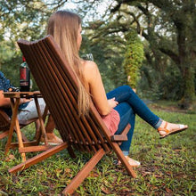 Load image into Gallery viewer, Ergonomic Folding Wooden Lounge Seat - Adler's Store