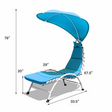 Load image into Gallery viewer, Extreme leisure Patio Chaise Lounger with Canopy - Adler's Store