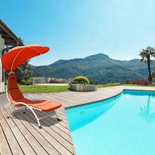 Load image into Gallery viewer, Extreme leisure Patio Chaise Lounger with Canopy - Adler's Store