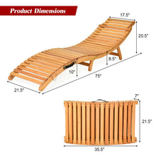 Load image into Gallery viewer, Folding Sun Lounger Chair with Double-Sided Cushion - Adler's Store