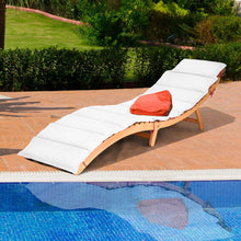 Load image into Gallery viewer, Folding Sun Lounger Chair with Double-Sided Cushion - Adler's Store