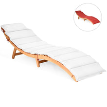 Load image into Gallery viewer, Folding Sun Lounger Chair with Double-Sided Cushion - Adler's Store