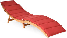 Load image into Gallery viewer, Folding Sun Lounger Chair with Double-Sided Cushion - Adler's Store