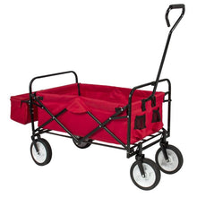 Load image into Gallery viewer, Folding Utility Camping Wagon with 2 Cup Holders and Removable Canopy - Adler's Store