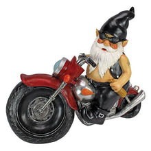 Load image into Gallery viewer, Garden Gnome Statue Axle Grease Biker - Adler's Store