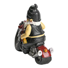 Load image into Gallery viewer, Garden Gnome Statue Axle Grease Biker - Adler's Store