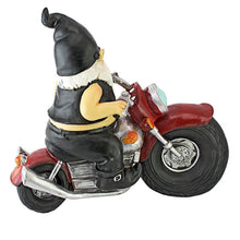 Load image into Gallery viewer, Garden Gnome Statue Axle Grease Biker - Adler's Store