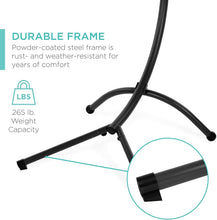 Load image into Gallery viewer, Hanging Swing Chair with Removable Canopy - Adler's Store