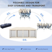 Load image into Gallery viewer, Heavy Duty 10 x 20 Ft Instant Pop Up Tent with Netting and Carry Bag - Adler's Store