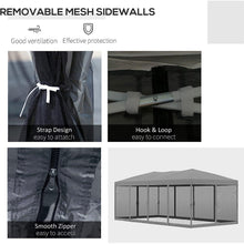 Load image into Gallery viewer, Heavy Duty 10 x 20 Ft Instant Pop Up Tent with Netting and Carry Bag - Adler's Store