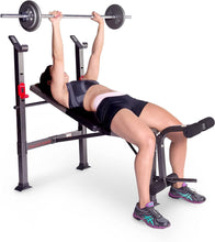Load image into Gallery viewer, Heavy-Duty Barbell Weight Bench with Leg Developer - Adler&#39;s Store