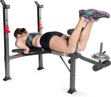 Load image into Gallery viewer, Heavy-Duty Barbell Weight Bench with Leg Developer - Adler's Store
