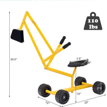 Load image into Gallery viewer, Heavy Duty Steel Frame Ride-on Crane Sand and Snow Digger - Adler's Store