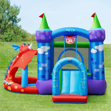 Load image into Gallery viewer, Inflatable Dragon Bounce House with Blower and 30 Balls - Adler's Store