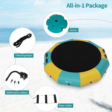 Load image into Gallery viewer, Inflatable Recreational Water Bouncer Trampoline with Pump and Anchor - Adler's Store
