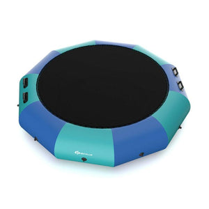 Inflatable Recreational Water Bouncer Trampoline with Pump and Anchor - Adler's Store