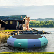 Load image into Gallery viewer, Inflatable Recreational Water Bouncer Trampoline with Pump and Anchor - Adler's Store