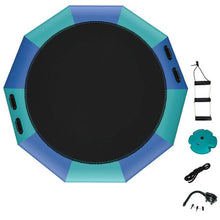 Load image into Gallery viewer, Inflatable Recreational Water Bouncer Trampoline with Pump and Anchor - Adler's Store