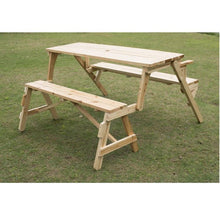 Load image into Gallery viewer, Interchangeable 2 in 1 Wooden Picnic Table - Adler's Store