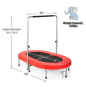 Kids and Fitness Foldable Double Trampoline - Adler's Store