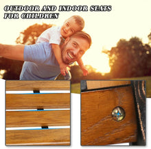 Load image into Gallery viewer, Kids Animals Décor Cast Iron and Wooden Patio Bench - Adler's Store