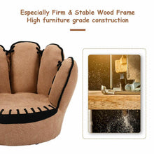 Load image into Gallery viewer, Kids Baseball Glove Shaped Sofa Chair with Sturdy Wood Construction - Adler's Store