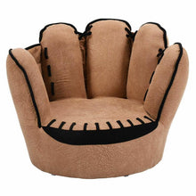 Load image into Gallery viewer, Kids Baseball Glove Shaped Sofa Chair with Sturdy Wood Construction - Adler's Store