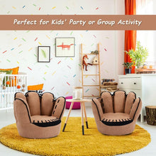 Load image into Gallery viewer, Kids Baseball Glove Shaped Sofa Chair with Sturdy Wood Construction - Adler's Store