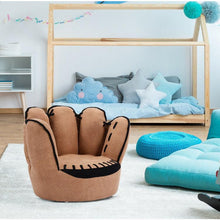 Load image into Gallery viewer, Kids Baseball Glove Shaped Sofa Chair with Sturdy Wood Construction - Adler's Store