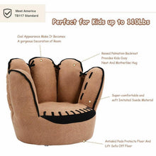 Load image into Gallery viewer, Kids Baseball Glove Shaped Sofa Chair with Sturdy Wood Construction - Adler's Store