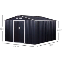 Load image into Gallery viewer, Large Garden Tool Shed with Double Sliding Doors and Vents - Adler&#39;s Store