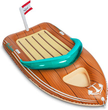 Load image into Gallery viewer, Large Inflatable lounge Boat Pool Party Float with Reinforced Cooler - Adler's Store