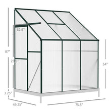 Load image into Gallery viewer, Lean-To Walk-in Hobby Greenhouse Kit - Adler's Store